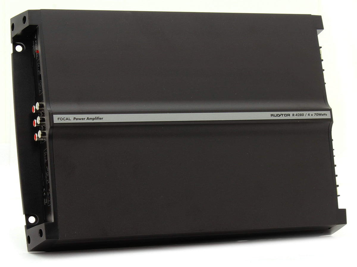 Focal R-4280 4 Channel 560 Watt Class AB Car Audio Amplifier