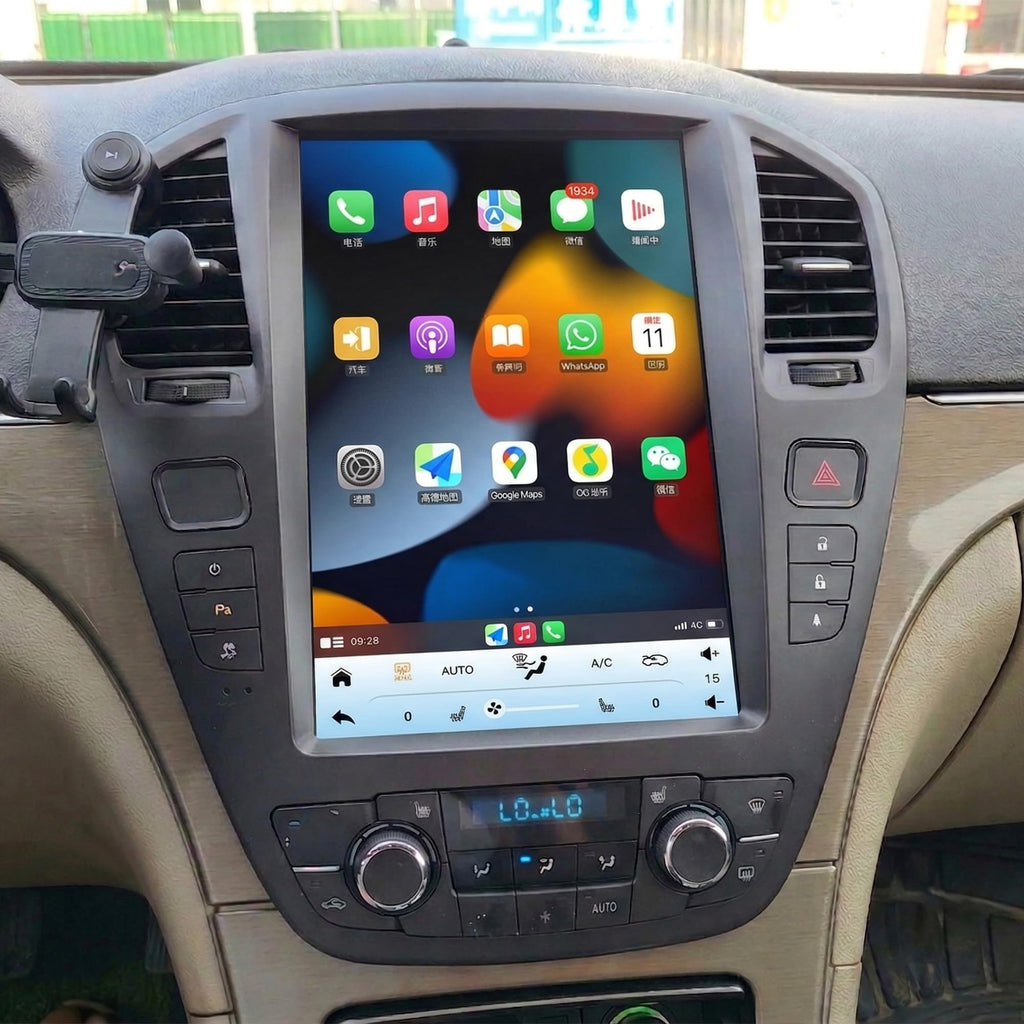 12.8" Vertical Touchscreen Android Car Stereo for Buick Regal 2011-2013, 8 Core 2GB+32GB Car Radio GPS Navigation with Wireless CarPlay Android Auto DSP Bluetooth