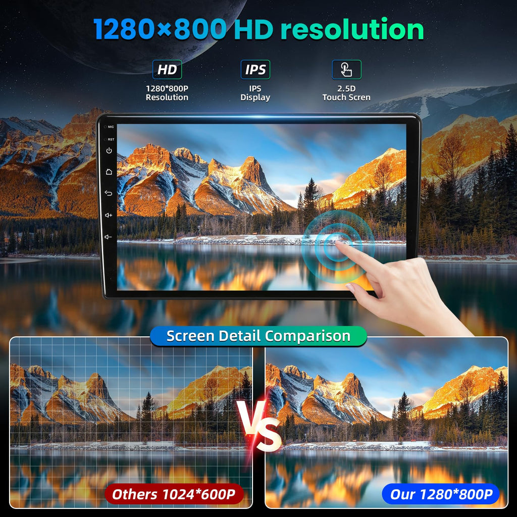 8Core 32GB ROM Android 15 Car Radio for Toyota 4Runner 2010-2019