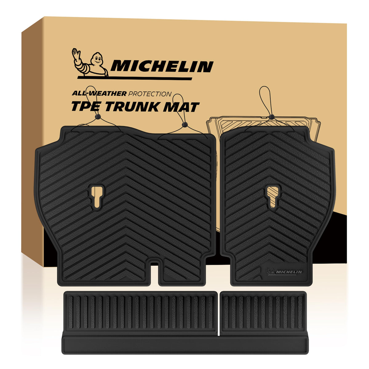 Michelin Vehicle Mats for 2016-2022 Honda Pilot 8-Seat Floor Mats