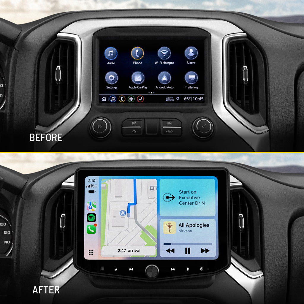 Stinger HORIZON10 10.1" Silverado/Sierra Car Stereo, Wireless Apple CarPlay