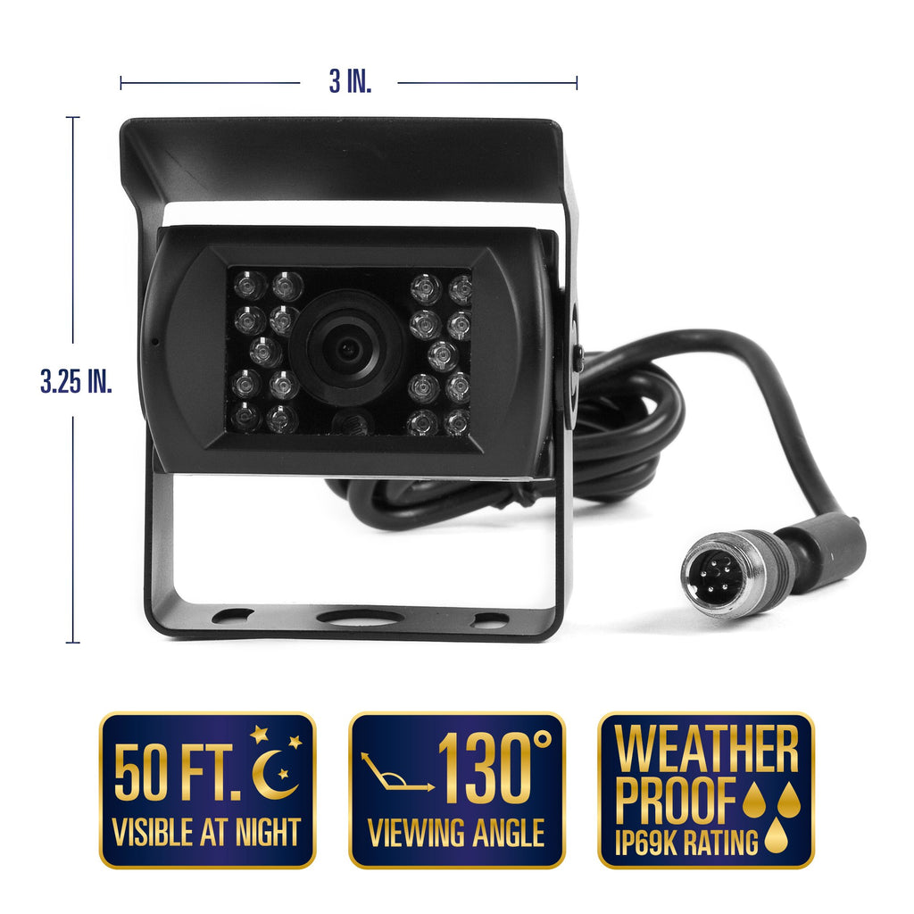 Backup Camera System - 4 Camera Setup with Quad View Display (RVS-062710) by Rear View Safety