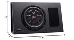 PowerBass PS-AWB101T - 10" Single Loaded Amplified Truck Box