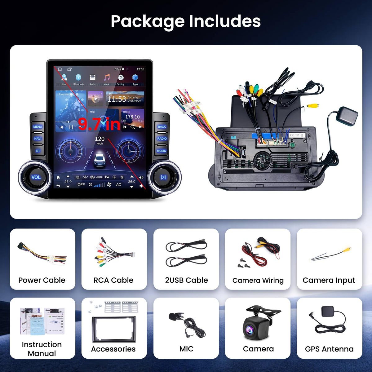 Car Radio Stereo for for Scion TC 2005 2006 2007 2008 2009 2010