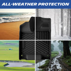 Michelin Vehicle Mats for 2016-2022 Honda Pilot 8-Seat Floor Mats
