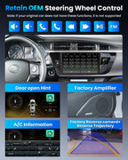 12 Core 6+128G Car Radio for Toyota Corolla 2014-2016: Upgrade 10 Inch 1280 * 800 IPS Touchscreen Stereo Wireless Carplay Android Auto 1080P Backup Camera Bluetooth GPS 5G WiFi FM DSP SWC Mirror Link