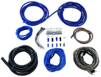 Kicker DXA250.1 Car Audio Sub Amp with 8-Gauge Amp Wiring Kit 43DXA2501