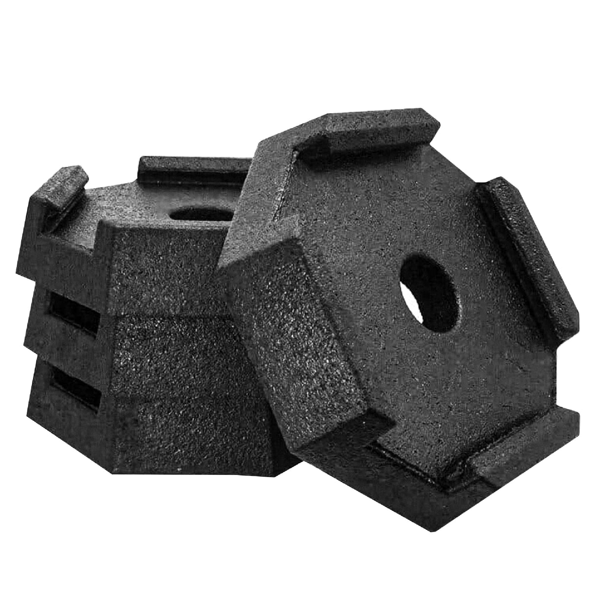 EQ Compact | Precise Fit for RV Jack Pads, Travel Trailers and Class B & C Motorhomes | Compatible with Major RV Brands & Leveling Systems | Pack of 4 for 7” Square Or 7.25” Round Jack Feet