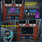 (4+128GB)Car Radio for 2003-2006 Chevrolet Chevy Silverado GMC Sierra Yukon