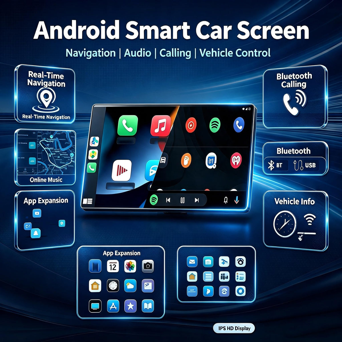 13''2K Android Radio for 【Dodge Ram 1500 2500 3500 2013-2019 Auto AC】 Android 13 Car Stereo with Wireless CarPlay & Android Auto - 1920 * 1200P Touchscreen GPS Navi Head Unit with Bluetooth, 2+64G