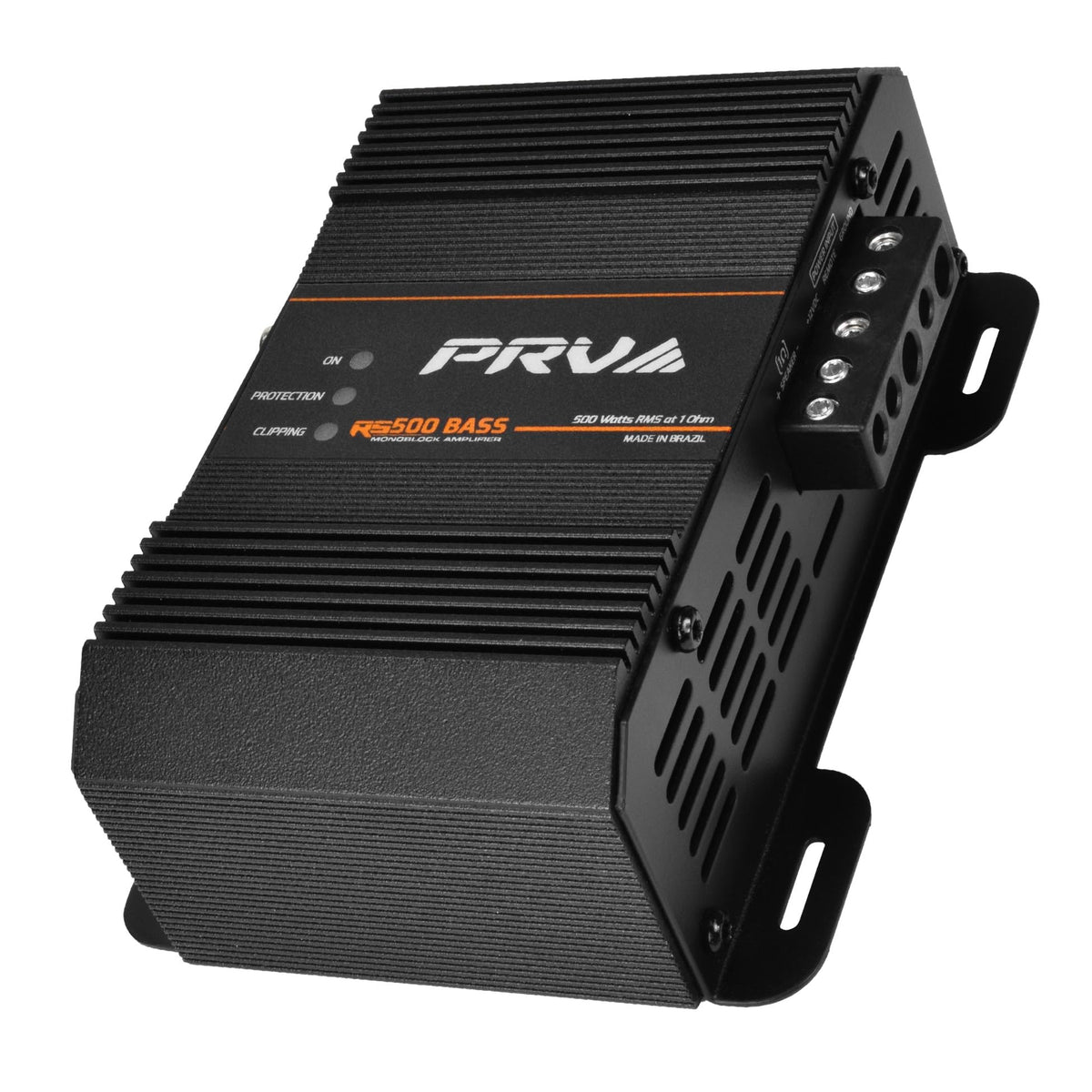 PRV Audio 2200 Watts Monoblock Class D Subwoofer Amplifier RS2200 BASS 1 Ohm – 12 Volts Car Amp, Built-in Crossover, Bass Boost, Smart Fans with Remote Sub Level Control Bass Knob Included