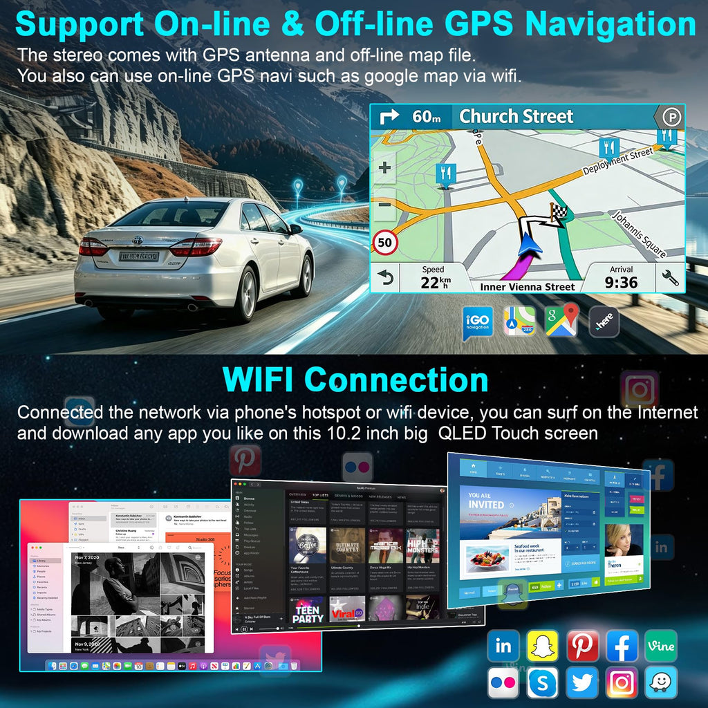 Android Car Radio Stereo for Toyota Camry 2012-014 with Key&Fast Charing