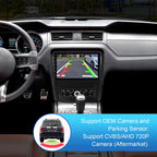 4+64G 10.1-inch Android 13 WiFi 6 Car Stereo for Ford Mustang 2010 2011 2012 2013 2014 IPS Touchscreen Screen Bluetooth 5.4 Car Radio with Carplay & Android Auto Support Backup Camera FM Navi SWC
