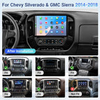 13.1‘’ 2K Car Radio for Chevy Silverado GMC Sierra 2014-2018