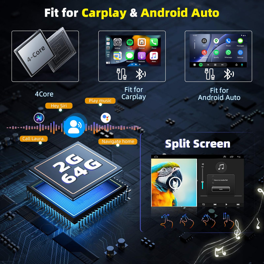 10.1'' Car Radio for GMC Terrain 2010-2017 with Carplay Android Auto