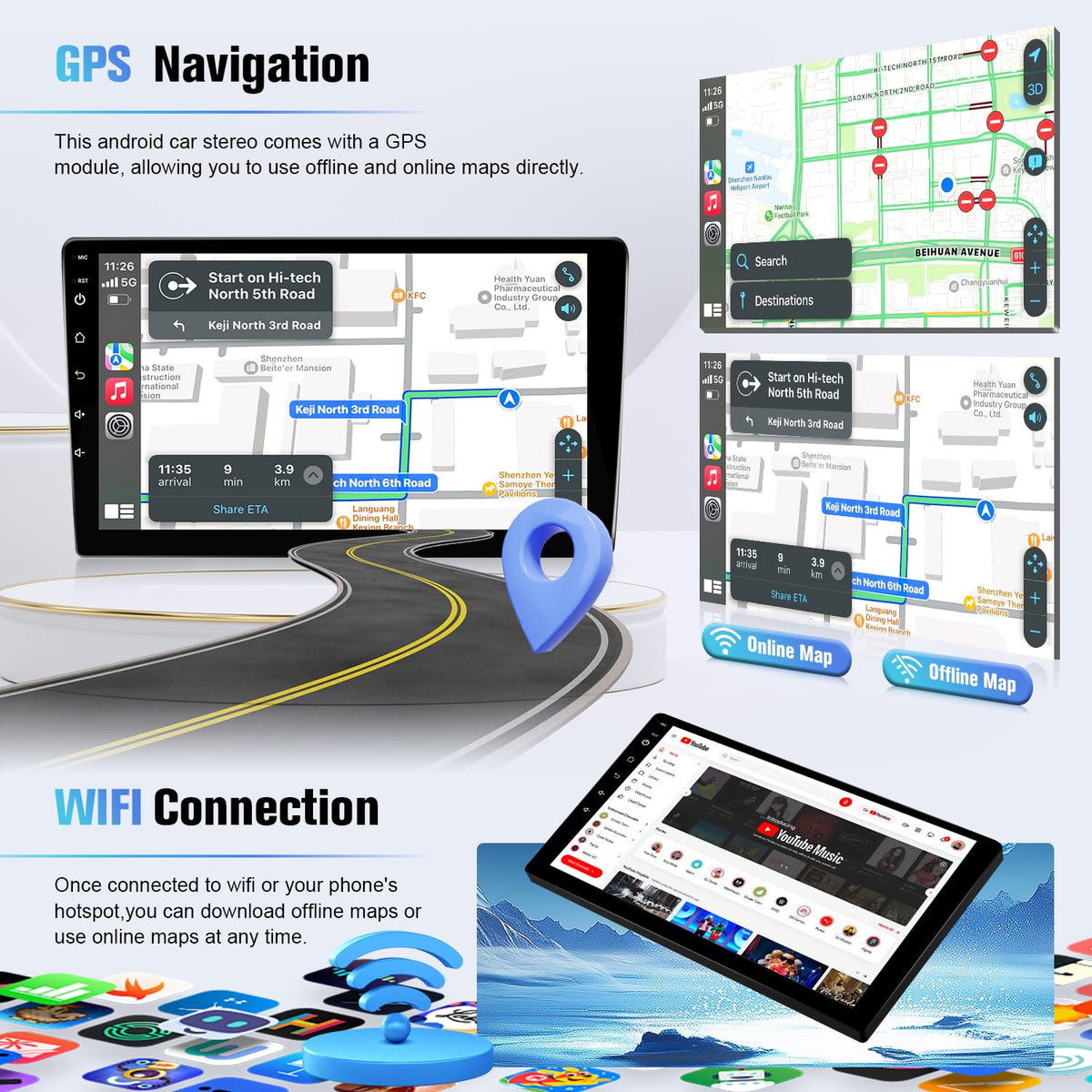 4G+64G Android Car Radio for Honda Civic 2013 2014 2015 2016 2017