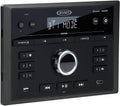 Jensen JWM65 RV Wall Mount Multimedia Stereo Receiver, Bluetooth Audio Streaming, HDMI ARC and CEC, AM FM Radio, Front USB MP3 Playback, 3 Zone Audio Control, Wireless Remote, Black