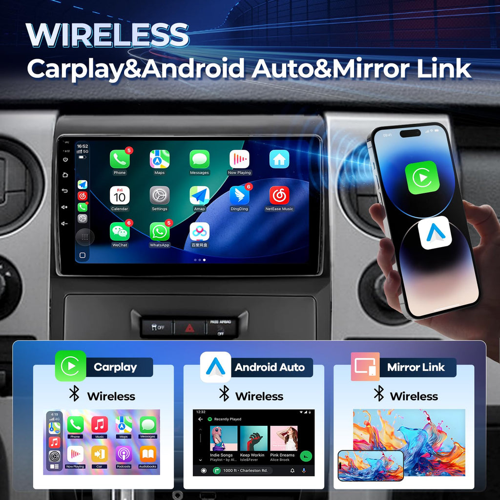 [8 Core 4+32G] Radio for Ford F150 2009-2014 Stereo Upgrade