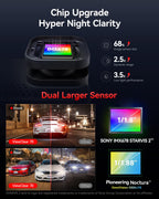 REDTIGER VC70 4K+2.5K Dash Cam, STARVIS 2 IMX678, Dual HDR, 30MB/s WiFi