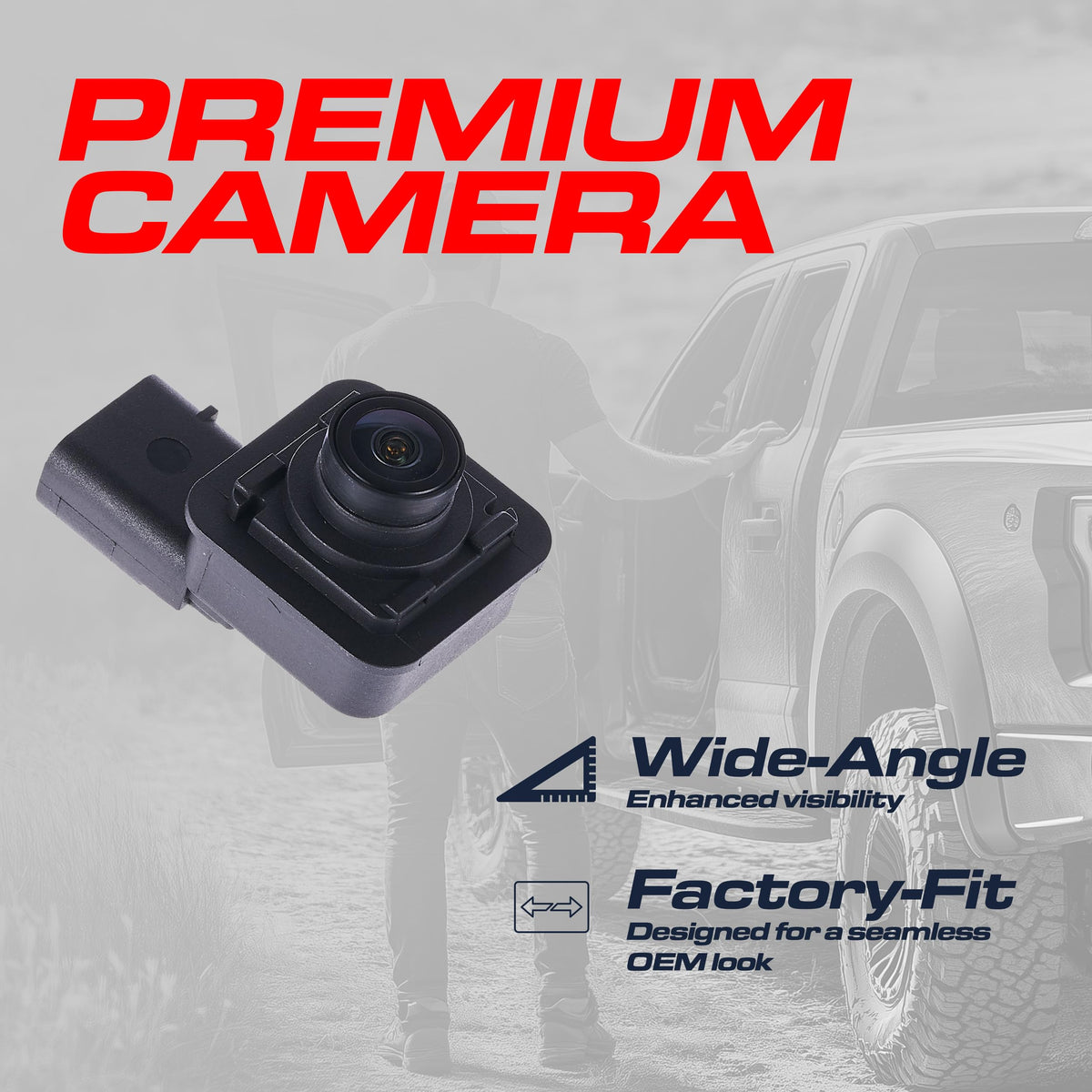 Master Tailgaters Replacement for Ford F150 (2015-2017) Backup Camera OE Part # FL3Z-19G490-D, FL3Z-19G490-B