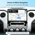 Android 14 Car Stereo for Toyota Tundra 2014-2021, CarPlay Radio Head Unit