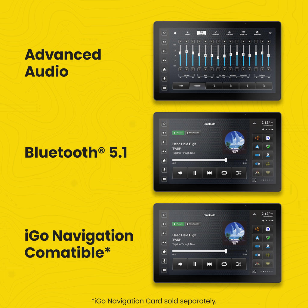 Stinger HORIZON12 12.8” Wrangler JL/Gladiator Wireless Apple CarPlay Stereo