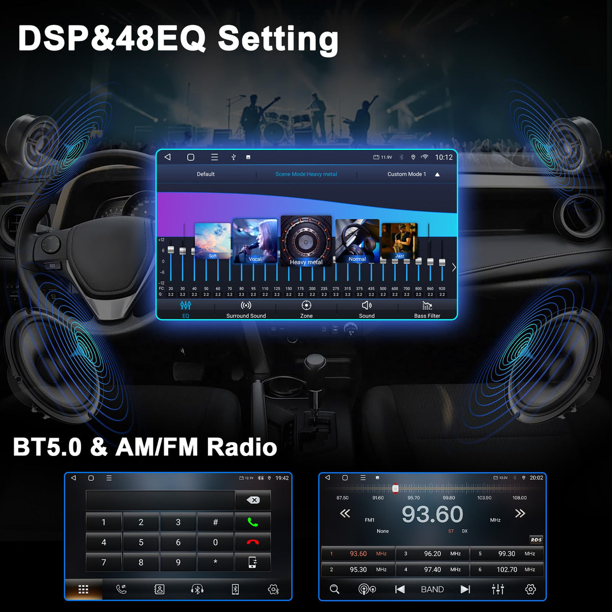 10.2'' 6GB RAM & 128GB ROM Car Radio for Toyota Tundra 2007-2013