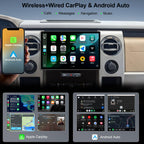11.5 Inch 8 Core 4GB+64GB Car Radio Stereo for Ford F150 2009-2012, 2K Touchscreen Android 13 Head Unit with Wireless CarPlay & Android Auto, 1080P Backup Camera, GPS Navigation, SWC, AM/FM Radio