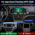 64G 10.1'' Android Radio for Jeep Grand Cherokee 2014-2020 for Small Screen
