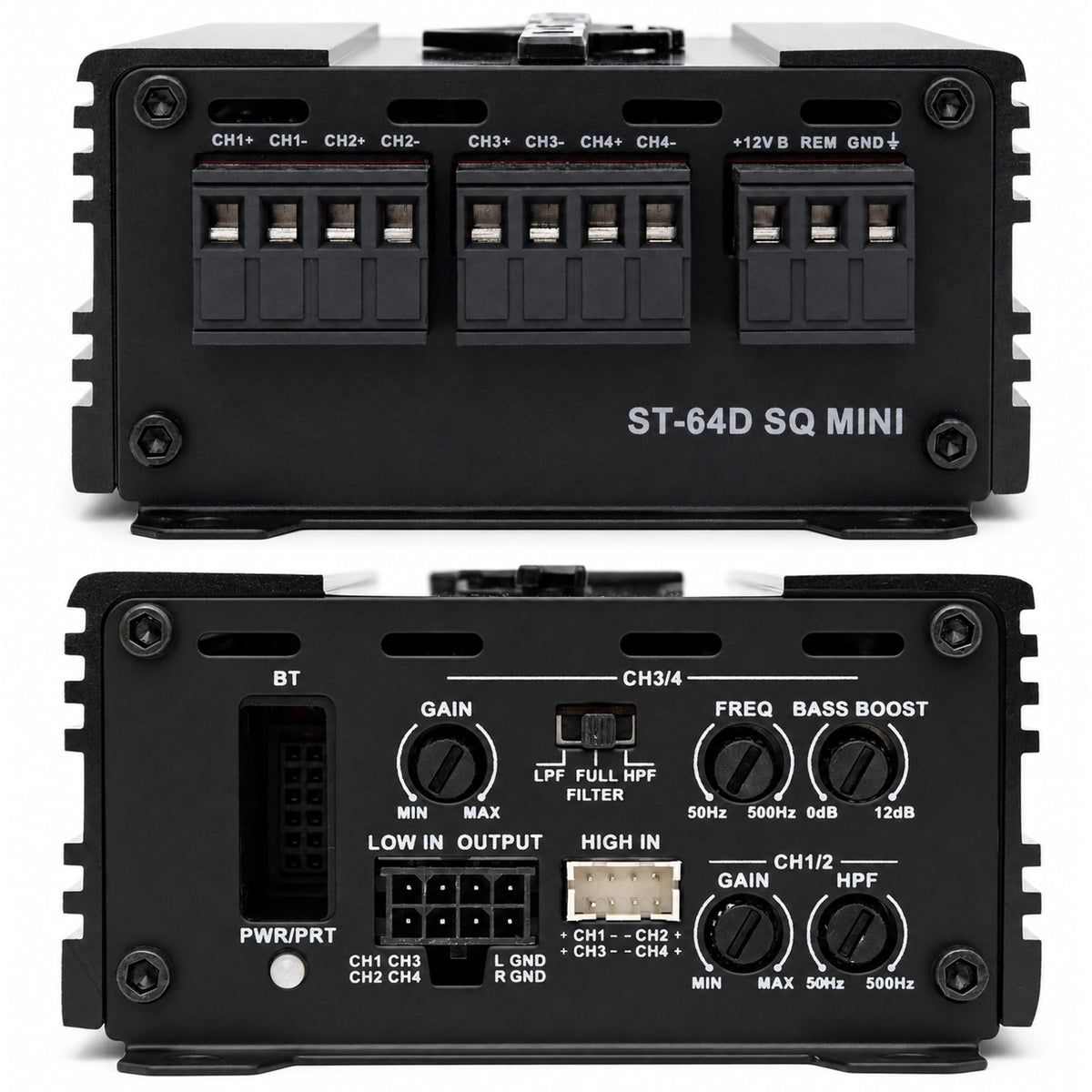 Zapco ST-64D Mini SQ - 4-Channel 352W RMS Mini Amplifier