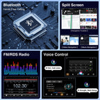 2+64G Radio for Chevy Chevrolet Trailblazer 2002 2003 2004 2005 2006 2007 2008 2009, 7 in IPS Touchscreen Stereo Android 13 Wireless Apple Carplay Android Auto 32EQ 5G WiFi 1080P Bluetooth