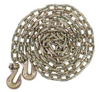 Mytee Products 5/16" Grade 70 Chain and Binder Kit | Includes (8) 5/16-3/8" G70 Lever Style Snap Binder & (8) 5/16" x 20' G70 Chain w/Grab Hooks | 5400 lbs Safe Load Limit for Truck & Flatbed Trailer