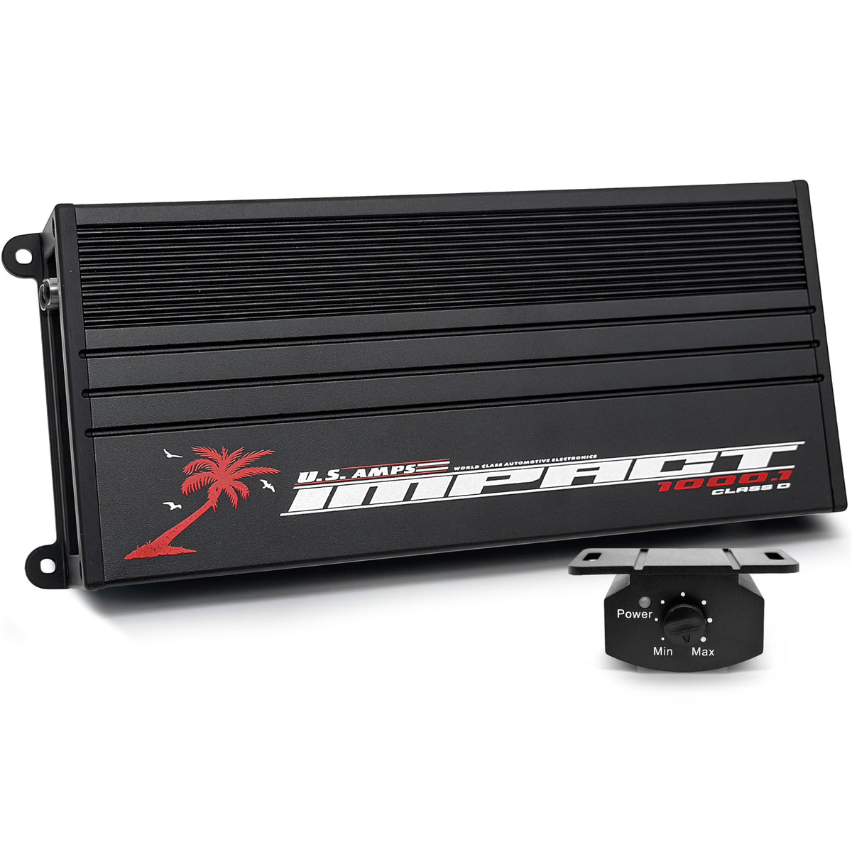 US Amps IMPACT-1000.1 Monoblock 1500W RMS Class D Mini Amplifier
