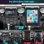 4+64 Android 15 for Ford F150 2013-2014 Car Radio 8 core, 10.4 Inch IPS Touch Screen Car Stereo with Wireless Carplay/Android Auto,GPS, WiFi, Bluetooth, Backup Camera, DSP