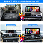 10.25" Linux Screen for BMW 2012-2017 Years 1 2 3 4 Series F20 F21 F22 F23 F30 F31 F32 F33 F34 F36 NBT System, Support Wireless CarPlay Android Auto Multimedia 328i 320i Accessories Car Radio