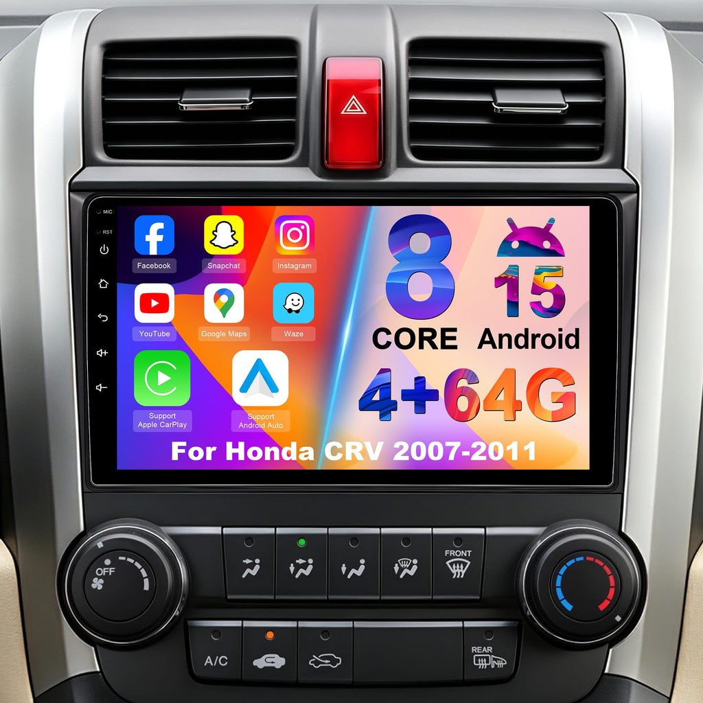 Car Radio Stereo for Honda Accord 2003-2007: 8 Core 4G+64G