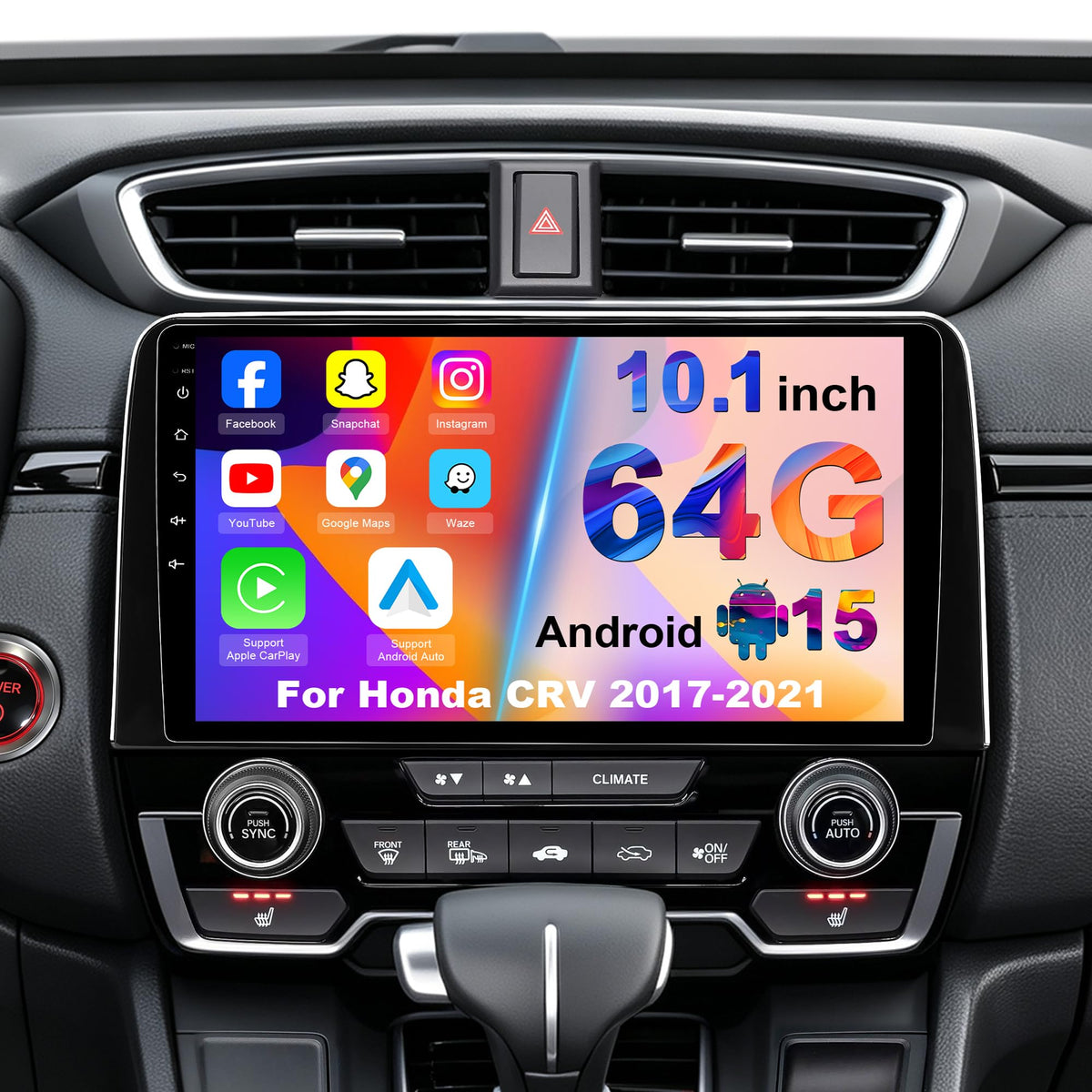 Car Radio Stereo for Honda Accord 2003-2007: 8 Core 4G+64G