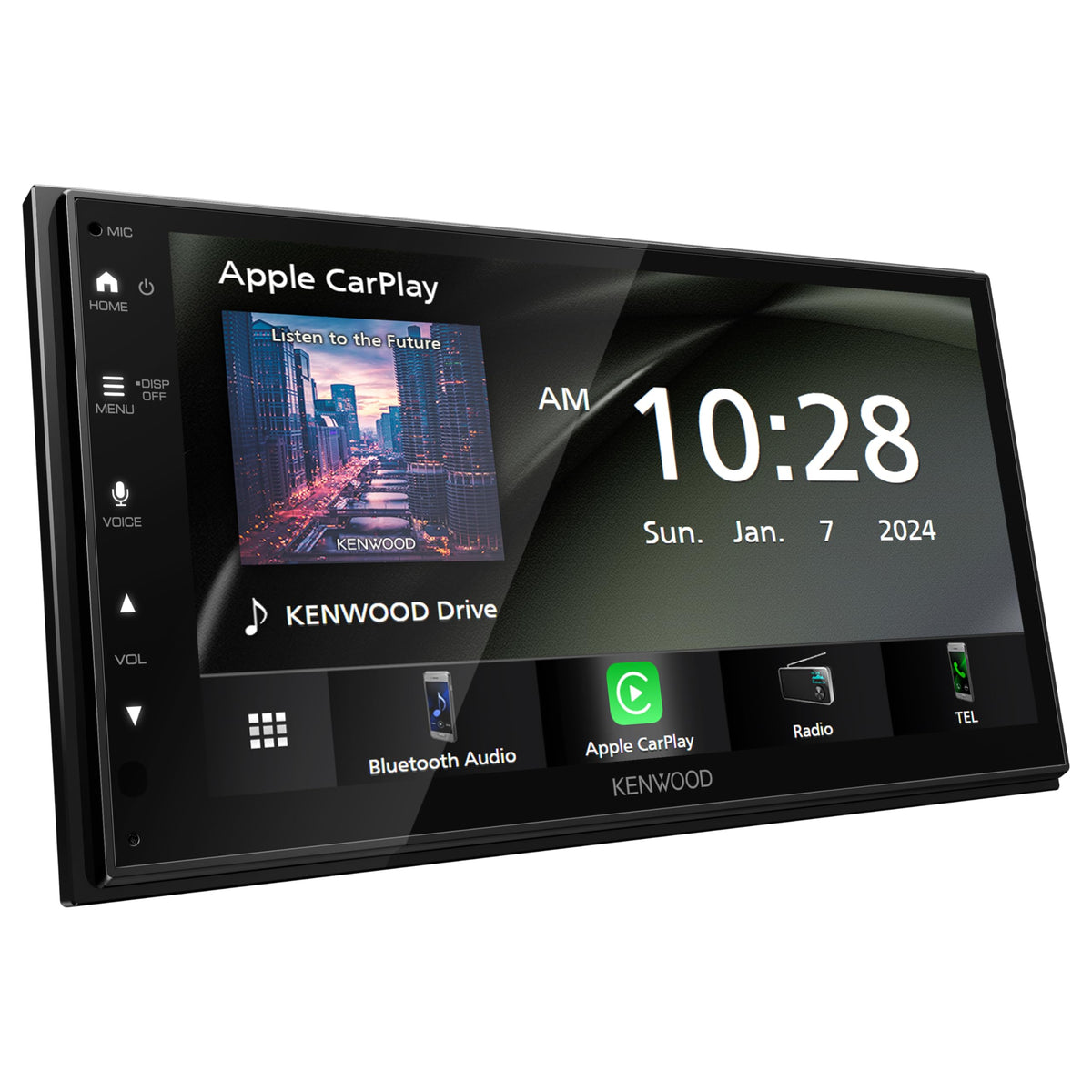 KENWOOD DMX50S 6.8" Capacitive Touchscreen Digital Multimedia Receiver – Wired Apple CarPlay, Android Auto, Bluetooth, USB Mirroring, iDatalink Maestro Ready