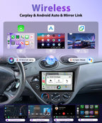 Rimoody 4G+128G Android Car Radio for Ford Focus Stereo 1998-2006 Carplay