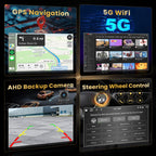 8 Core 6+128GB 9 Inch IPS Android 15 Car Stereo for Honda Civic 2013-2017