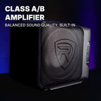 Rockville Ground Pounder 10.5" Powered Car Subwoofer, Compact