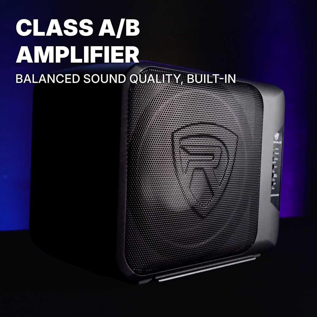 Rockville Ground Pounder 10.5" Powered Car Subwoofer, Compact