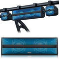 Ehaho 2.1CH Stereo UTV Sound Bar, 17 Inch Bluetooth ATV Speakers with RGB