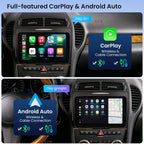 XTRONS Android 14 Car Stereo for Mercedes Benz SLK Class R171 2004-2011, 9 Inch IPS Touch Screen Car Radio GPS Navigation Bluetooth Built-in DSP Head Unit Wireless CarPlay Android Auto (4+64GB)