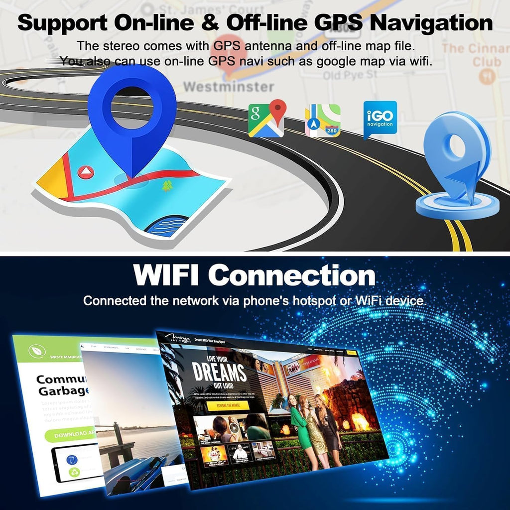 [8 Core+64G] Car Radio for Chevrolet Chevy Cruze 2009 2010 2011 2012 2013 2014 2015, 10.4 Inch IPS Touch Screen Car Stereo with Carplay/Android Auto,GPS, WiFi, Bluetooth,FM, DVR/DPS, Android 15