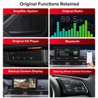 XTRONS 14.9 Inch Android 13 Car Stereo for Audi A4 A5 B9 (2016-2020) MIB2 System, 2K IPS Touch Screen 4+64 GB Global 4G LTE Car Radio GPS Navigation Support Wireless CarPlay Android Auto
