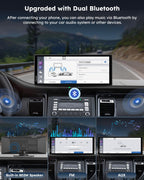 Carpuride 11.26" CarPlay Screen for Car with Streaming APPs & OTA Updates