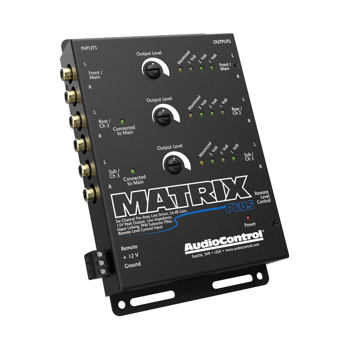 AudioControl Matrix Plus 6-Channel High Voltage Car Audio Line Driver