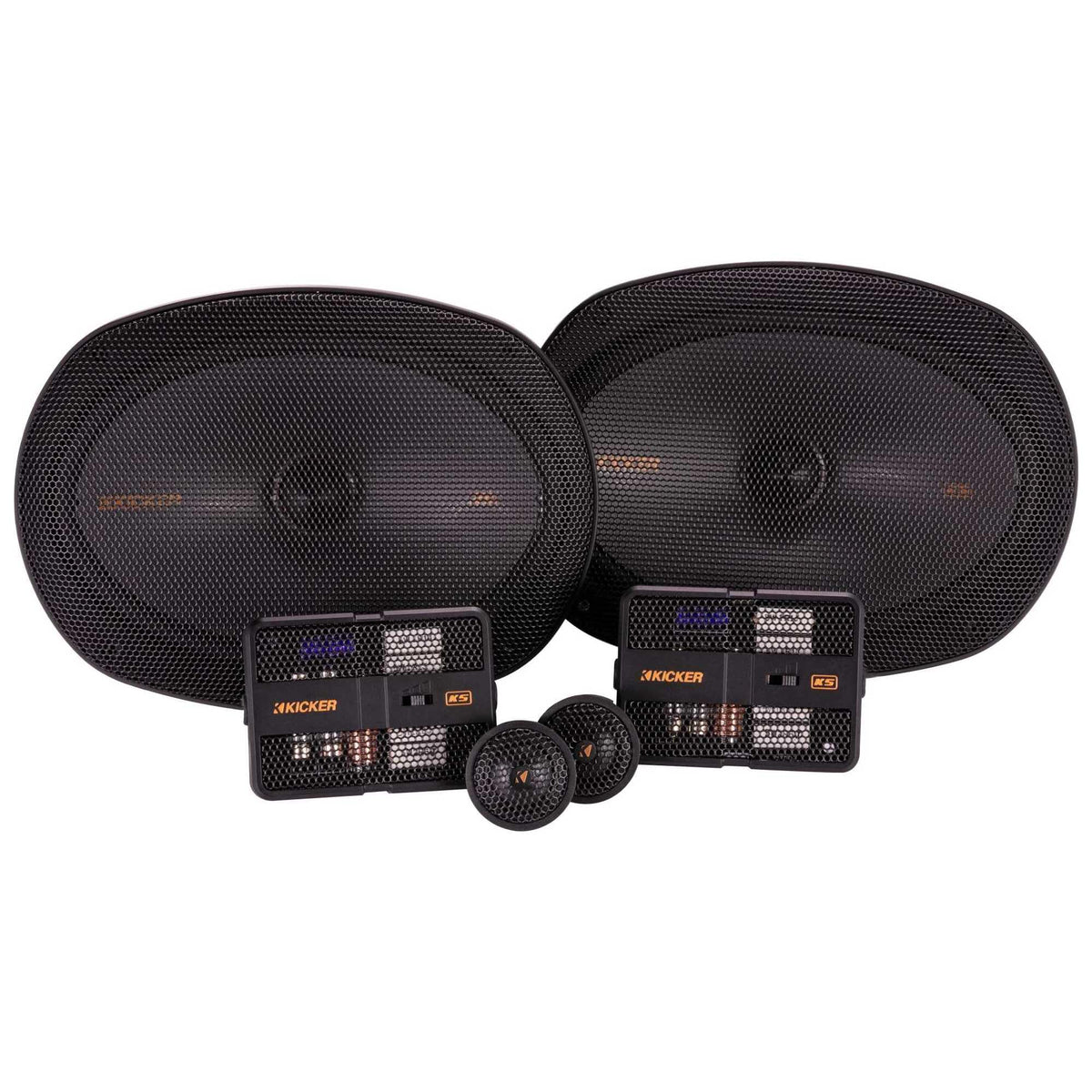 KICKER 51KSS6904 KS-Series 6x9 Component System with 1" tweeters, 4-Ohm, Pair