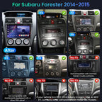 8Core 4+64G Car Radio for Subaru Forester 2014 2015 Subaru WRX Impreza 2012-2014- Android Car Stereo with Wireless Carplay, 9 Inch 1280 * 800 IPS Touchscreen Car Radio GPS WiFi Backup Camrea